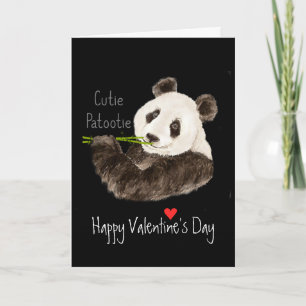 De Panda van de Pret van Cutie Patootie van Feestdagen Kaart