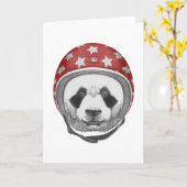 De Panda van de waaghals Kaart (Gele Bloem)