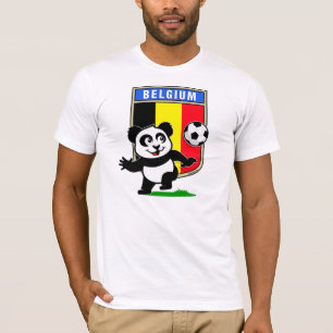 De Panda van het Voetbal van België (lichte T-shirt