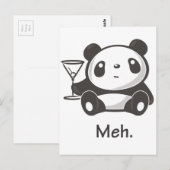 De Panda van Meh Briefkaart (Voorkant / Achterkant)