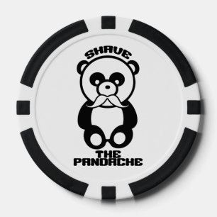 De Pandache (de snor van de Panda) pookspaanders Poker Chips