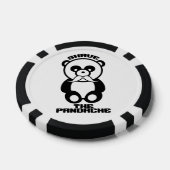 De Pandache (Panda snor) poker chips (Enkel)