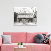 De pandjeshuis van oom Paul, 1899 Canvas Afdruk (Insitu (Woonkamer))