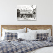De pandjeshuis van oom Paul, 1899 Canvas Afdruk (Insitu (Slaapkamer))