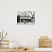 De pandjeshuis van oom Paul, 1899. Oude foto Poster (Keuken)