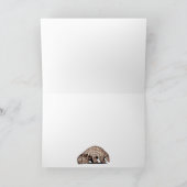 De pangolins opslaan bedankkaart (Binnen)