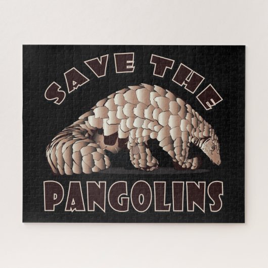 De pangolins opslaan legpuzzel (Horizontaal)