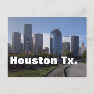 (De Panoramische) Horizon van Houston Texas Briefkaart