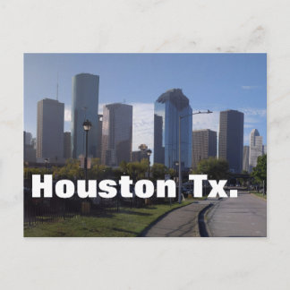 (De Panoramische) Horizon van Houston Texas Briefkaart