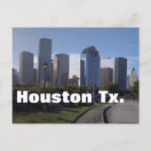 (De Panoramische) Horizon van Houston Texas Briefkaart (Voorkant)