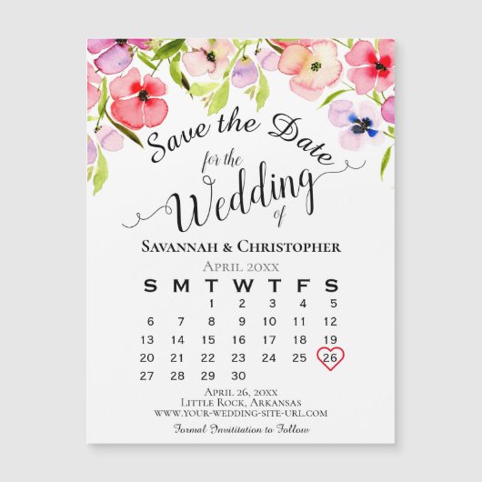 De Pansies van de waterverf sparen de DatumRooster (Voorkant)