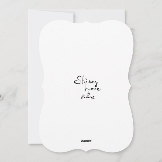 De pantoffel van Cinderella Feestdagenkaart (Achterkant)