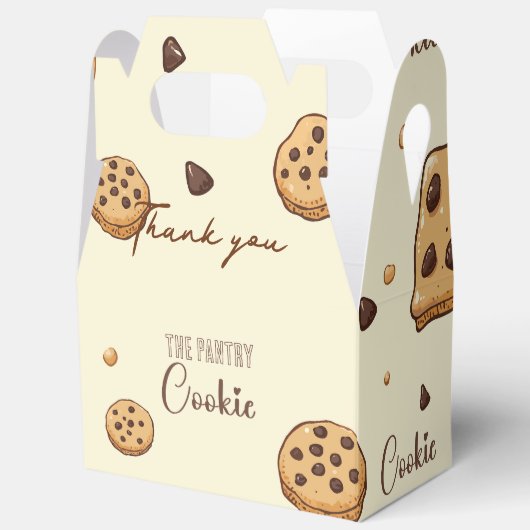 De pantry Cookie (Cream) Bedankdoosjes (Open)