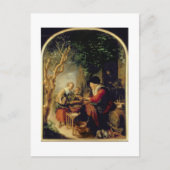 De pantserverkoper, 1650-55 (olie op het paneel) briefkaart (Voorkant)