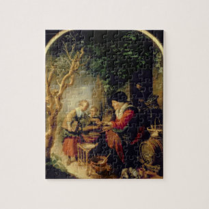 De pantserverkoper, 1650-55 (olie op het paneel) legpuzzel