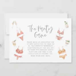 De panty game lingerie champagne cocktail