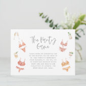 De panty game lingerie champagne cocktail (Staand voorkant)