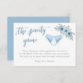 De Panty Game Lingerie Douche Inzetstuk Informatiekaartje (Voorkant / Achterkant)