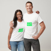 De papa die het kan - groen ontwerp t-shirt (Unisex)