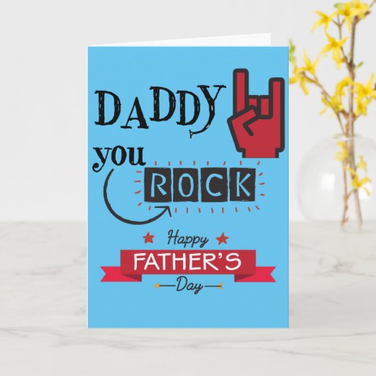 De PAPA die u - de Gelukkige Kaart van Vaderdag (Gele Bloem)