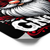 De Papa Gnome Matching Family Kerstmis Pajama Poster (Hoek)