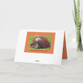 De papa heeft een tijd nodig - uit de Grappige Kaart (Achterkant)