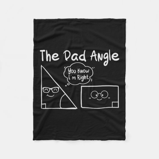 De papa-invalshoek waarvan je weet dat ik goed ben fleece deken (Voorkant)