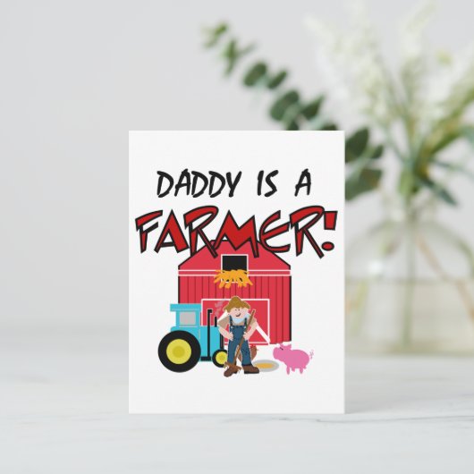 De papa is de T-shirts en de Giften van een Briefkaart (Staand voorkant)