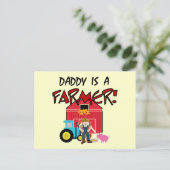 De papa is de T-shirts en de Giften van een Briefkaart (Staand voorkant)