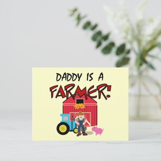 De papa is de T-shirts en de Giften van een Briefkaart (Staand voorkant)