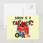 De papa is de T-shirts en de Giften van een Briefkaart (Voorkant / Achterkant)