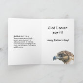 De papa kijkt de Kaart van Vaderdag (Binnen)