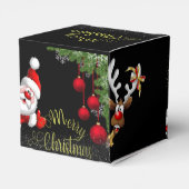  de papá Noel con purpurina Bedankdoosjes (Achterkant)