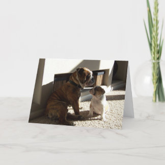 De papa, u is mijn held kaart