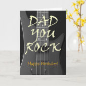 De papa u schommelt Groet van de Verjaardag van de Kaart (Gele Bloem)