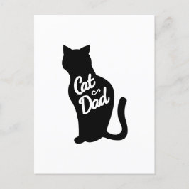De Papa van de kat Feestdagenkaart