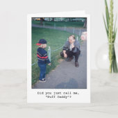 De Papa van de rookwolk Kaart (Voorkant)