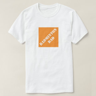 De Papa van het Badminton van Dadisms T-shirt