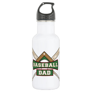 De Papa van het honkbal 32 oz Waterfles