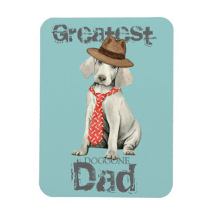De Papa van Weimaraner Magneet