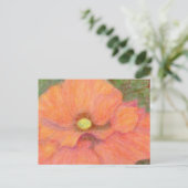 De papaver, Briefkaart (Staand voorkant)