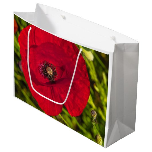 De papaverreeks #2 groot cadeauzakje (Voorkant Gekanteld)