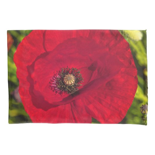 De papaverreeks #2 kussensloop (Voorkant)