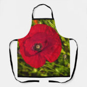 De papaverreeks #2 schort (Voorkant)