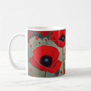 De papavers koffiemok