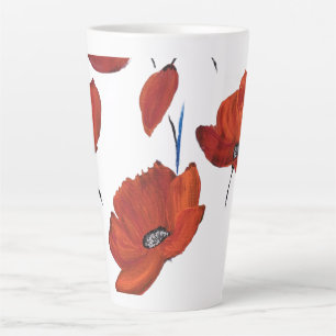 De papavers latte mok