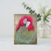 De papegaai - Briefkaart (Staand voorkant)