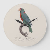 De papegaai Langlois van Jacques Barraband Grote Klok (Voorkant)