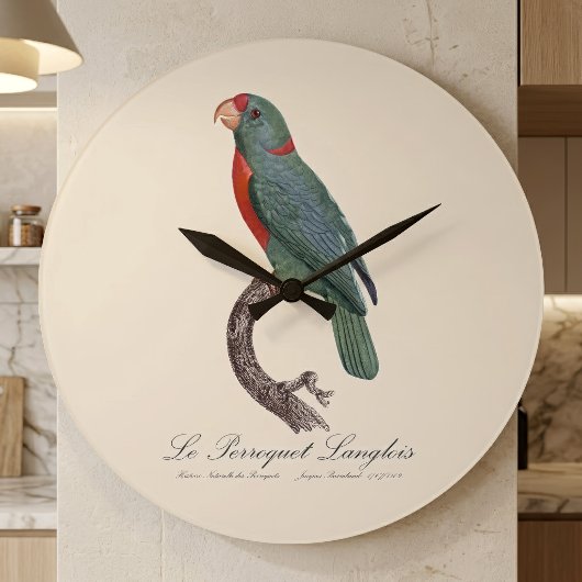 De papegaai Langlois van Jacques Barraband Grote Klok