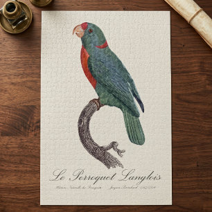 De papegaai Langlois van Jacques Barraband Legpuzzel